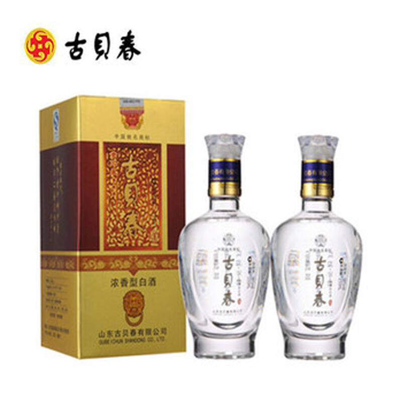 38&deg;古貝春金三星250ml(2瓶套裝)古貝春 酒 白酒 山東名酒 - 京東